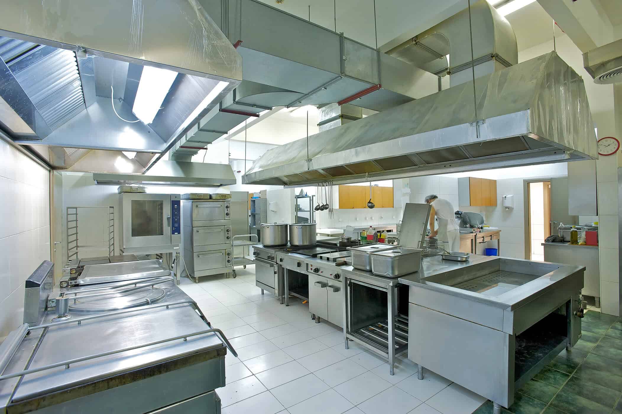 commercial kitchen cleaning